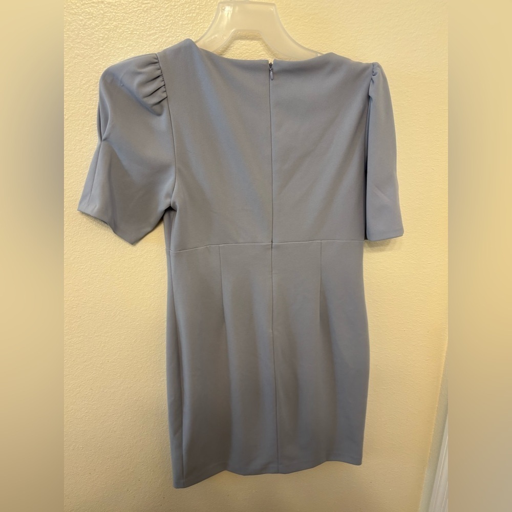 DKNY light Blue dress with bow detail - Picture 2 of 3
